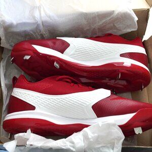 NIB Adidas Icon 8 Baseball Cleats Red White Size 15‎ New IG7104